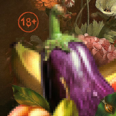 Naughty Fruits Canvas