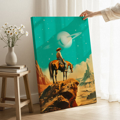 Western Astronaut Canvas