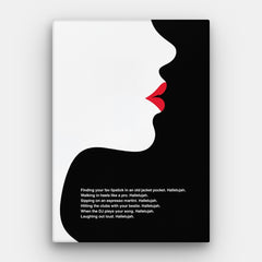 Rossetto Alleluia Tela — Tela verticale #01