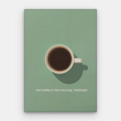 Tela de Aleluia de Café Quente - Tela Vertical #01