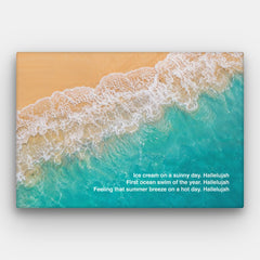 Glass Hallelujah Canvas — Canvas horisontell #01
