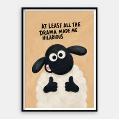 Tout le drame — Art Print Vertical #01