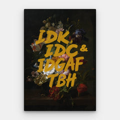 Tela IDGAF: tela verticale n. 01