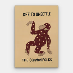 Off To Unsettle Canvas — Vertikální plátno #01