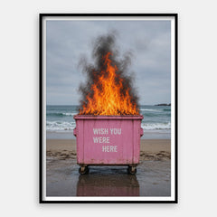 Wish You Were Here — Art Print Vertical #01