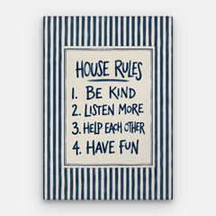 Canvas huisregels — Canvas verticaal #01