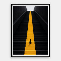 Een weg door de duisternis — Kunstprint verticaal #01