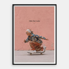 Plus vieux mais plus cool — Tirage d’art vertical #01