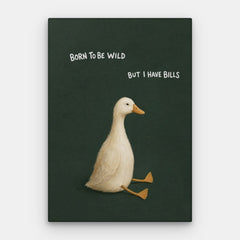 Born To Be Wild Canvas — Canvas Vertical #01