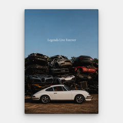 Legends Live Forever Canvas — Canvas Lodret #01