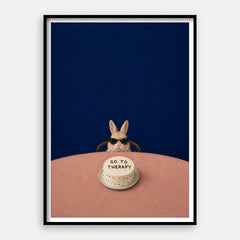 Go To Therapy — Art Print Vertical #01