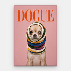 Dogue Chihuahua Canvas - Canvas Verticaal #01