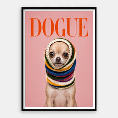 Dogue Chihuahua — Umělecký tisk Vertikální #01