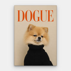Dogue Pomeranian Canvas — Canvas Lodret #01