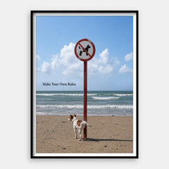 Vytvořte si vlastní pravidla — Art Print Vertical #01