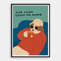 Licença Live Laugh — Impressão artística vertical #01