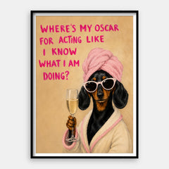 Unde este Oscarul meu — Art Print Vertical #01