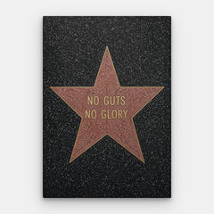 No Guts No Glory Canvas – Leinwand vertikal #01