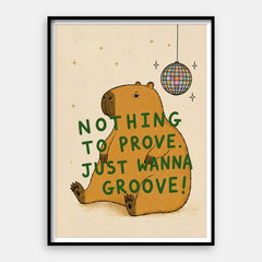 Just Wanna Groove — umělecký tisk Vertikální #01