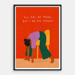 Le plus fatigué — Art Print Vertical #01