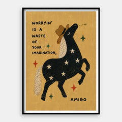 Arrêtez de vous inquiéter Amigo — Art Print Vertical #01