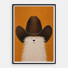 Buon cowboy — Stampa artistica verticale n. 01