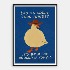 Be Cool And wash — Impresión artística vertical n.° 01