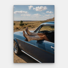 Canvas Road Dreams — Canvas verticaal #01