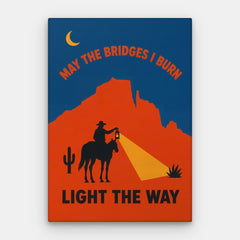 Light The Way Canvas — Canvas Lodret #01