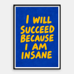 Devido à Insanidade — Art Print Vertical #01