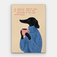 Pretty Chill Canvas — Vertikální plátno #01