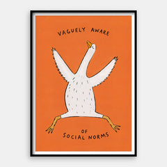 Vaguely Aware — Kunsttryk Lodret #01