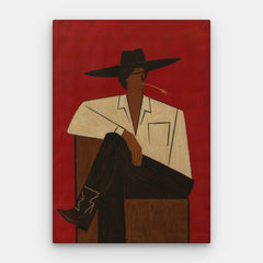The Cowboy Canvas — Canvas Lodret #01