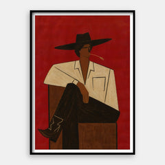 The Cowboy — Art Print Vertical #01