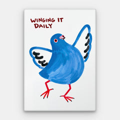 Lienzo diario Winging It - Lienzo vertical n.º 01