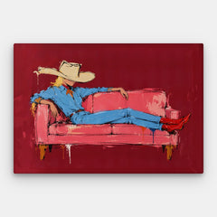 Western Glam Canvas — Canvas Horizontaal #01
