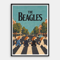 The Beagles – Kunstdruck vertikal #01