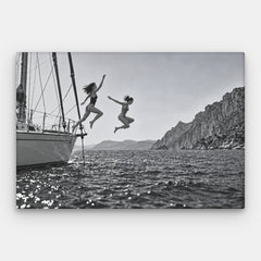 Leap Of Joy Leinwand – Leinwand horizontal #01