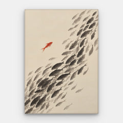 Vind je weg canvas — canvas verticaal #01
