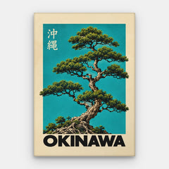 Okinawa Tree Canvas - Tela Vertical #01