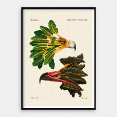 Aigle à cardes — Tirage d'art vertical #01